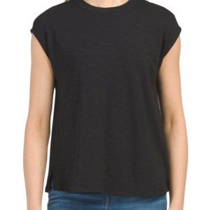 CYNTHIA ROWLEY Extended Sleeve Muscle T-shirt